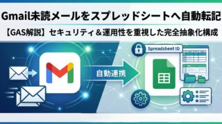 [GAS]特定メールをシートへ自動転記・集約する方法