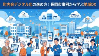 町内会デジタル化の進め方！長岡市事例から学ぶ地域DX