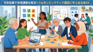 市民協働で地域課題を解決!小山市シビックテック講座に学ぶ自治体DX